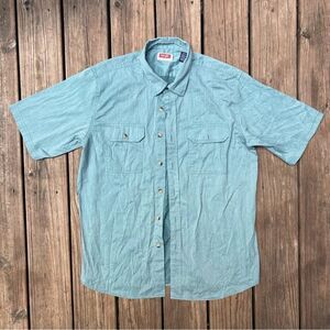 Wrangler Men’s Button Down Short Sleeve Shirt